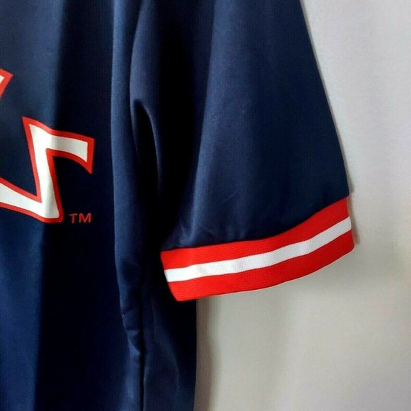Cleveland Indians Jersey Throwback Logo Pullover - Picture 2 of 6